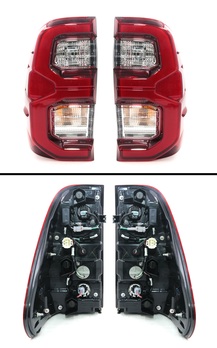 Rear Tail Light Lamp Set Fit Toyota Hilux Revo Rocco GUN125 GUN126